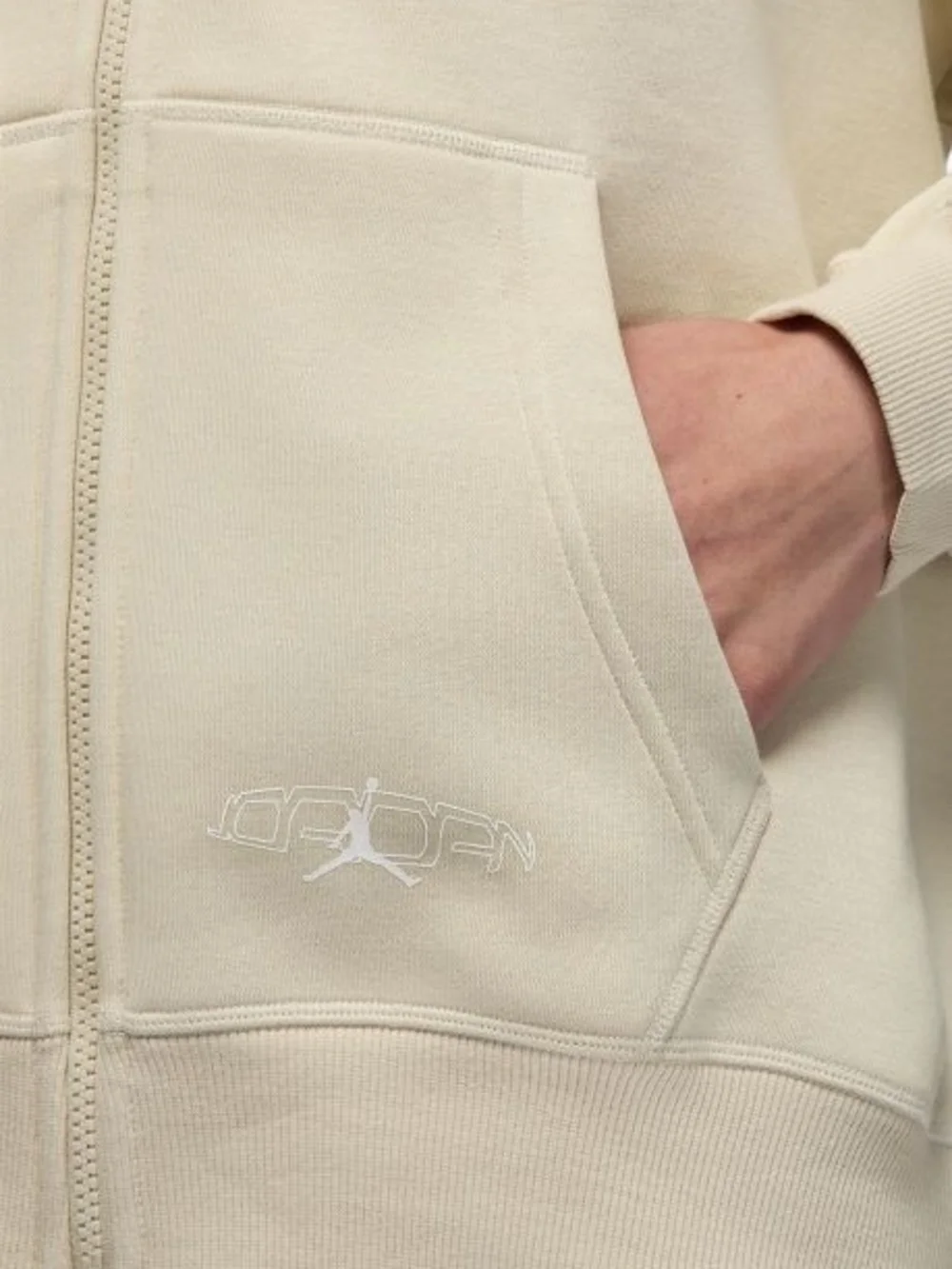 Jordan OVERSIZED FULL-ZIP HOODIE    Rattan/Phantom/Phantom